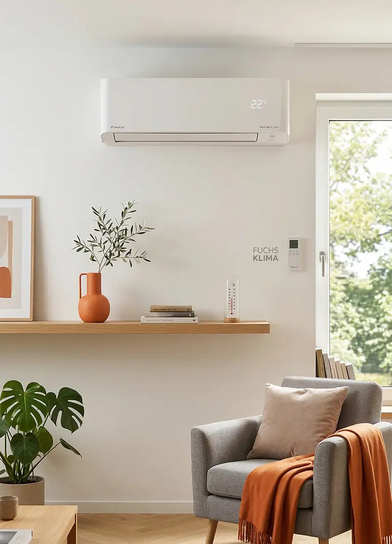 Klimaanlage Innengerät Split-System Montage von Kälte Klima Fuchs